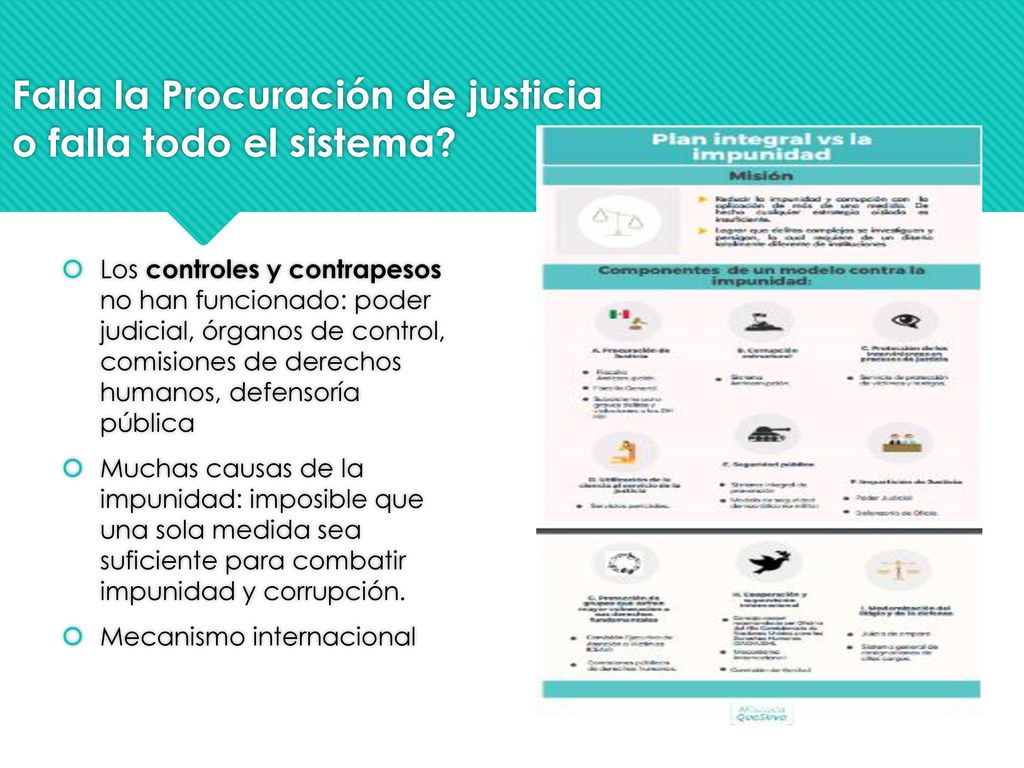 Falla la Procuración de justicia o falla todo el sistema