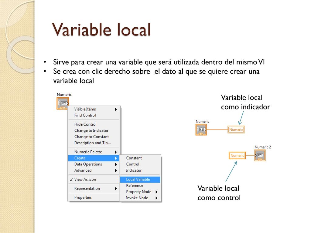 local variable labview