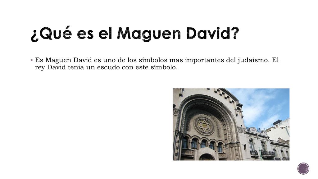 ¿Qué es el Maguen David. Es Maguen David es uno de los símbolos mas importantes del judaísmo.