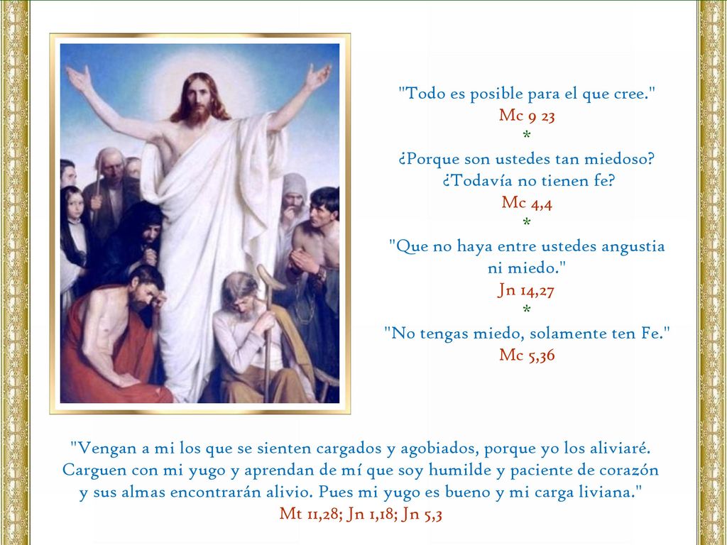 Todo es posible para el que cree. Mc 9 23 *