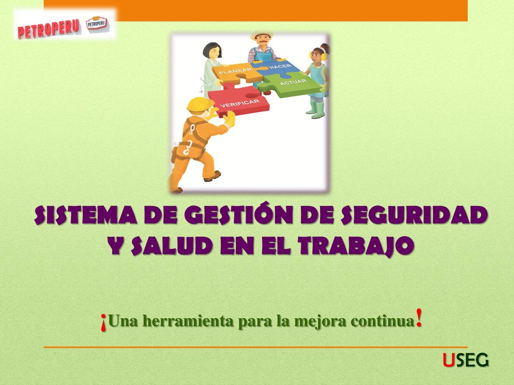 SISTEMA DE GESTIÓN DE SEGURIDAD Y SALUD EN EL TRABAJO