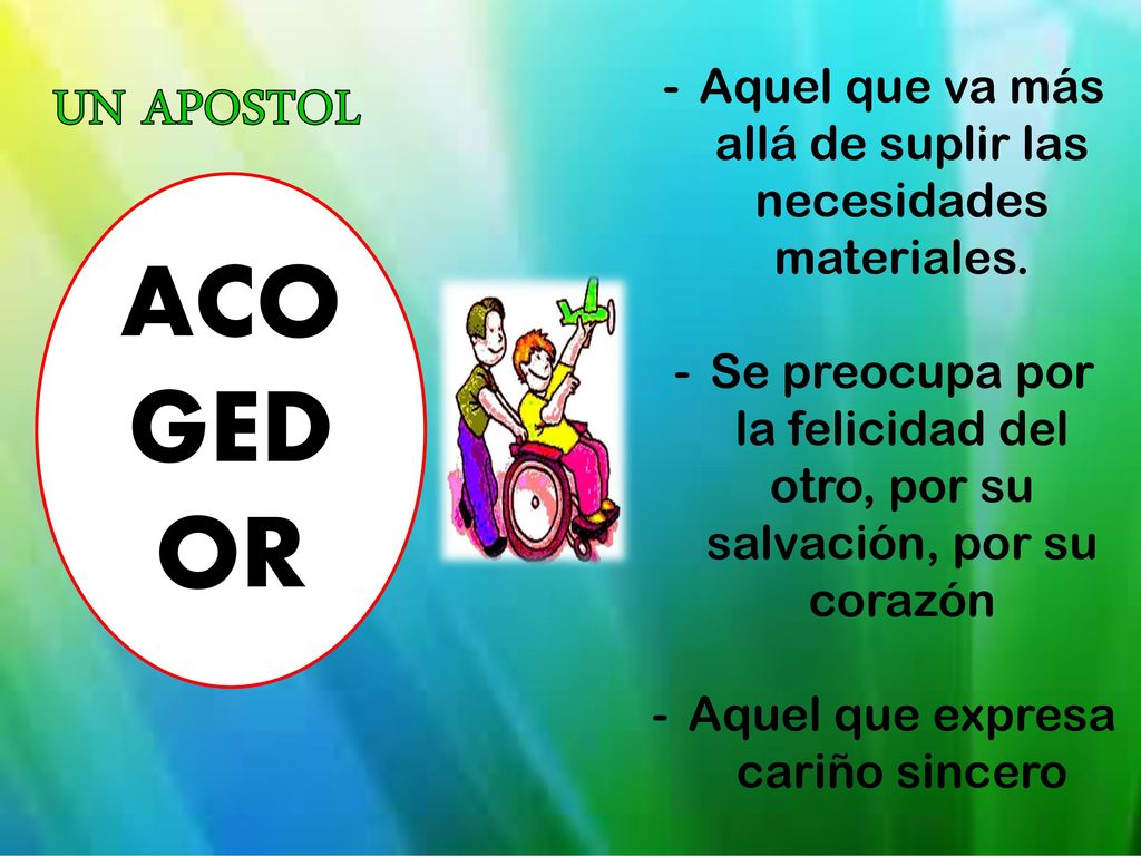 Aquel que va más allá de suplir las necesidades materiales.