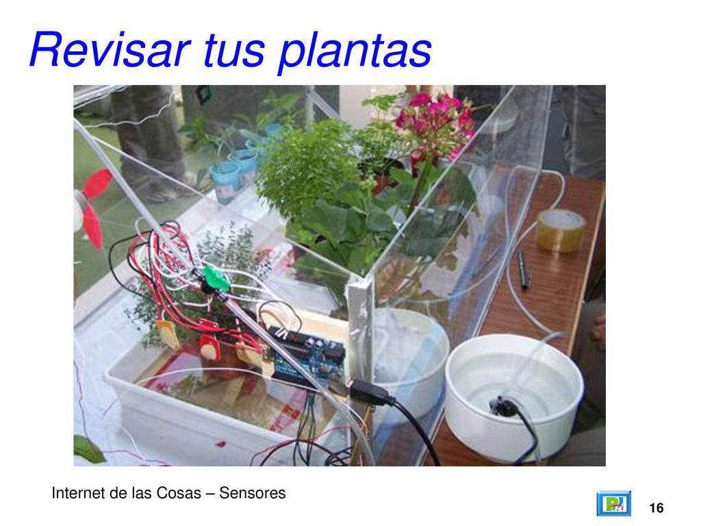 Revisar tus plantas Internet de las Cosas – Sensores 16