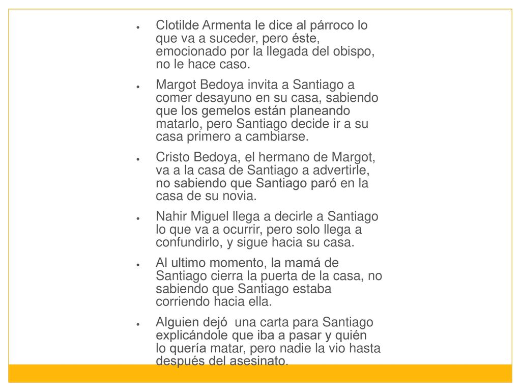 Clotilde Armenta le dice al párroco lo que va a suceder, pero éste, emocionado por la llegada del obispo, no le hace caso.