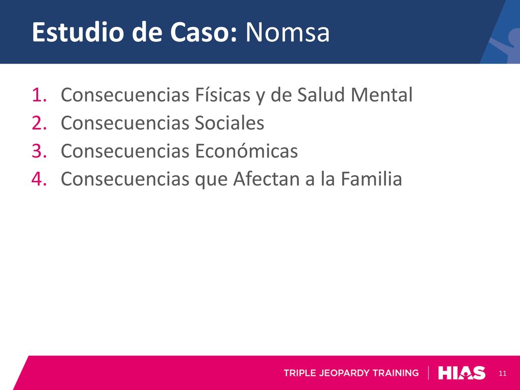 Estudio de Caso: Nomsa Consecuencias Físicas y de Salud Mental