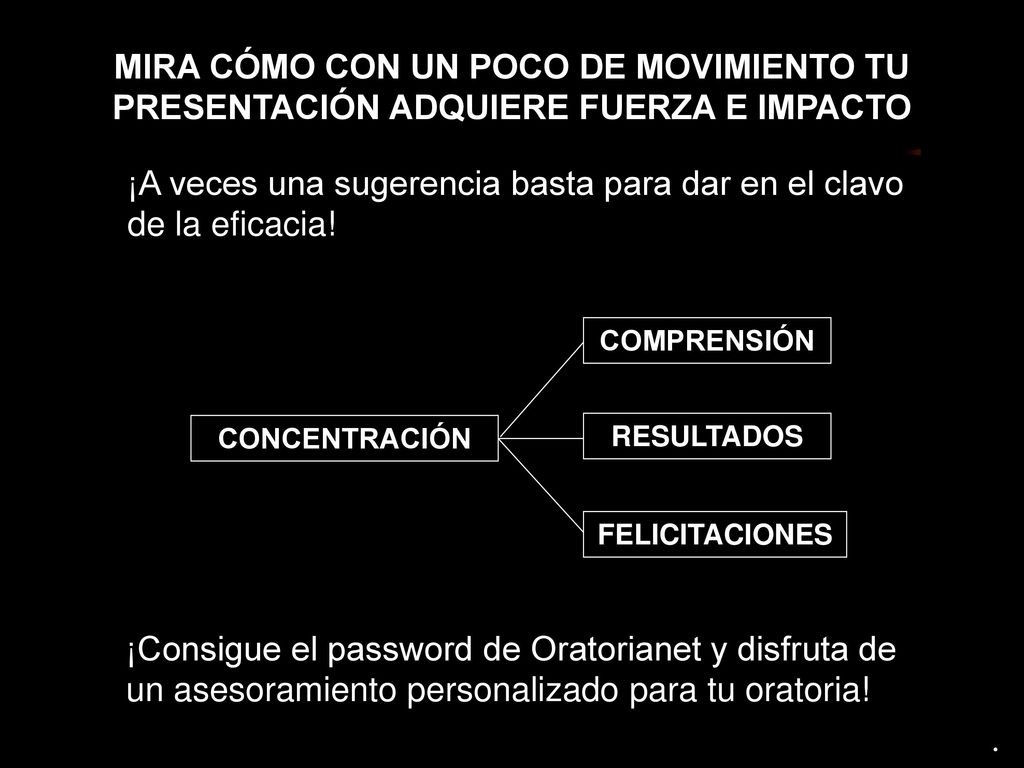 ¡A veces una sugerencia basta para dar en el clavo de la eficacia!