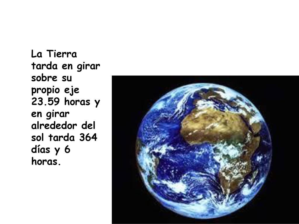 La Tierra tarda en girar sobre su propio eje 23
