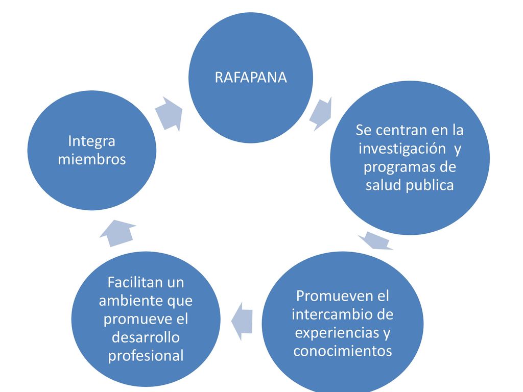 Se centran en la investigación y programas de salud publica