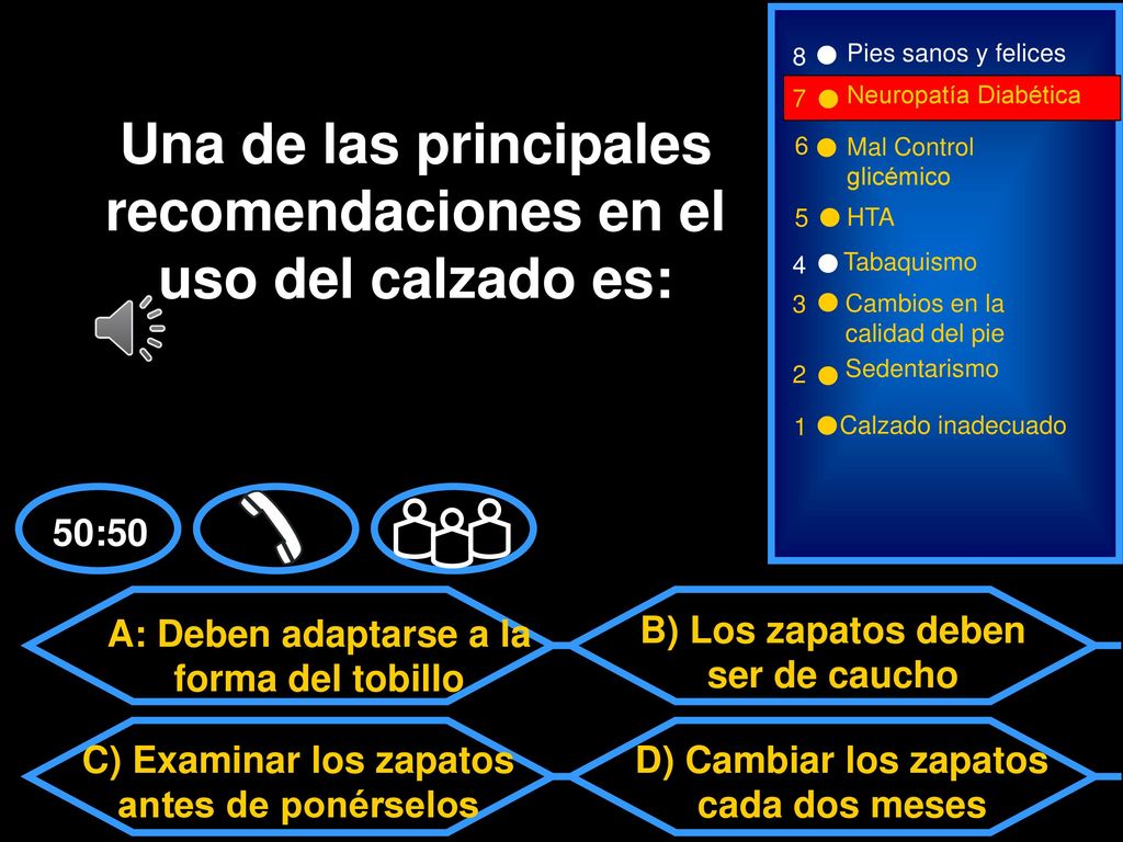 Una de las principales recomendaciones en el uso del calzado es: