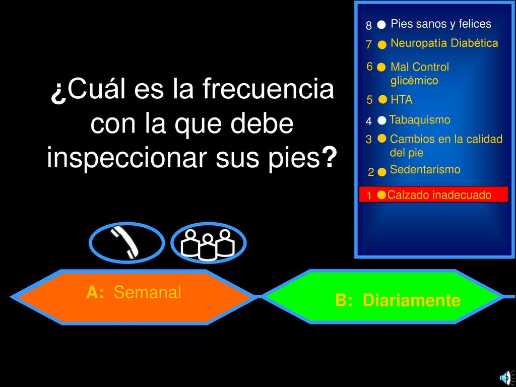 ¿Cuál es la frecuencia con la que debe inspeccionar sus pies