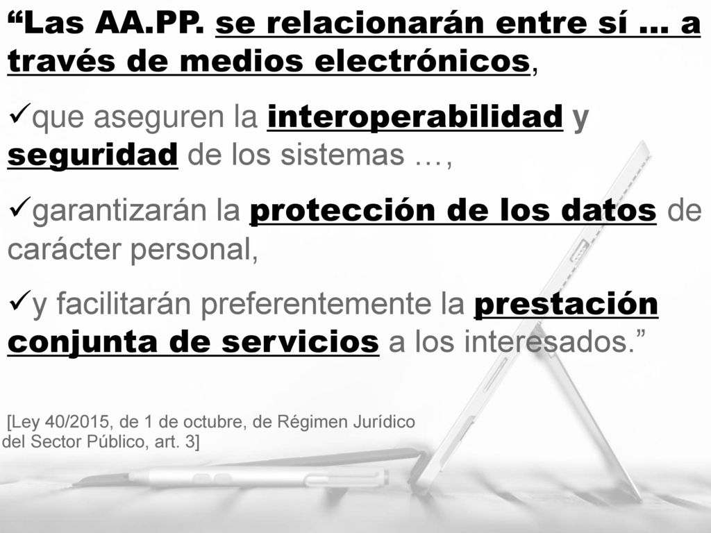 que aseguren la interoperabilidad y seguridad de los sistemas …,
