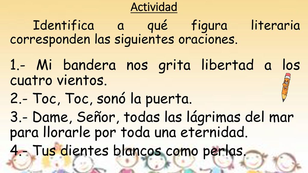 1.- Mi bandera nos grita libertad a los cuatro vientos.