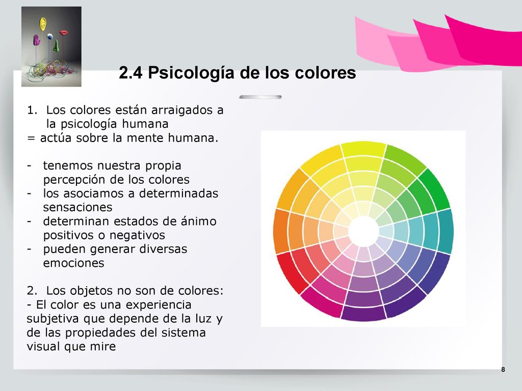 2.4 Psicología de los colores