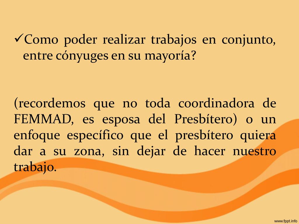 Como poder realizar trabajos en conjunto, entre cónyuges en su mayoría