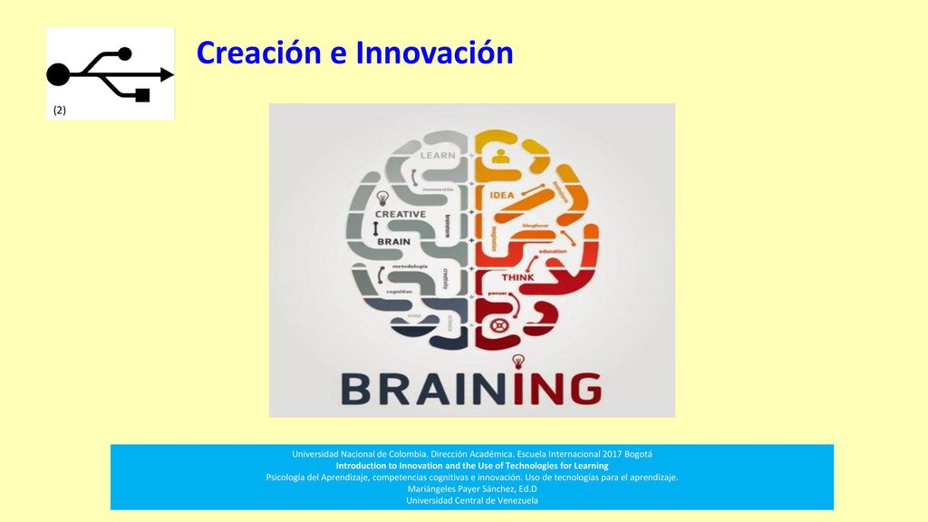 Introduction to Innovation and the Use of Technologies for Learning