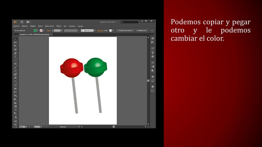 Podemos copiar y pegar otro y le podemos cambiar el color.