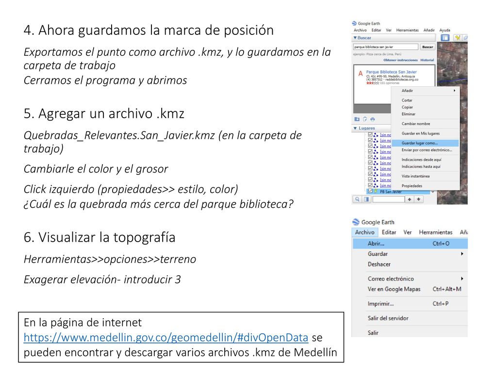 4. Ahora guardamos la marca de posición