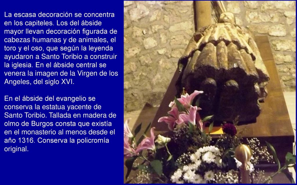 La escasa decoración se concentra en los capiteles
