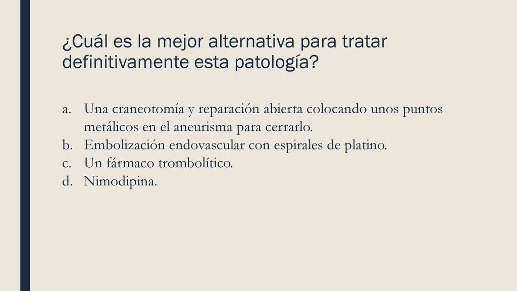 ¿Cuál es la mejor alternativa para tratar definitivamente esta patología