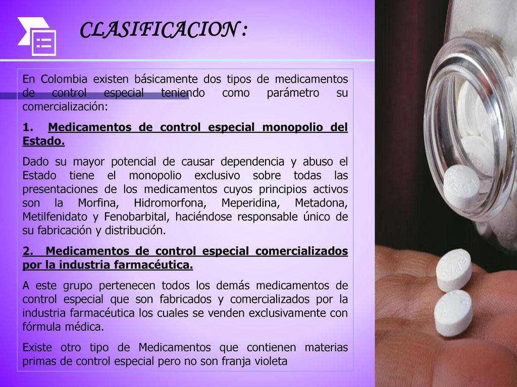 República de Colombia UAE - Fondo Nacional de Estupefacientes. del Ministerio de la Protección Social.