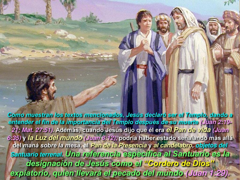 Como muestran los textos mencionados, Jesús declaró ser el Templo, dando a entender el fin de la importancia del Templo después de su muerte (Juan 2:19-21; Mat.