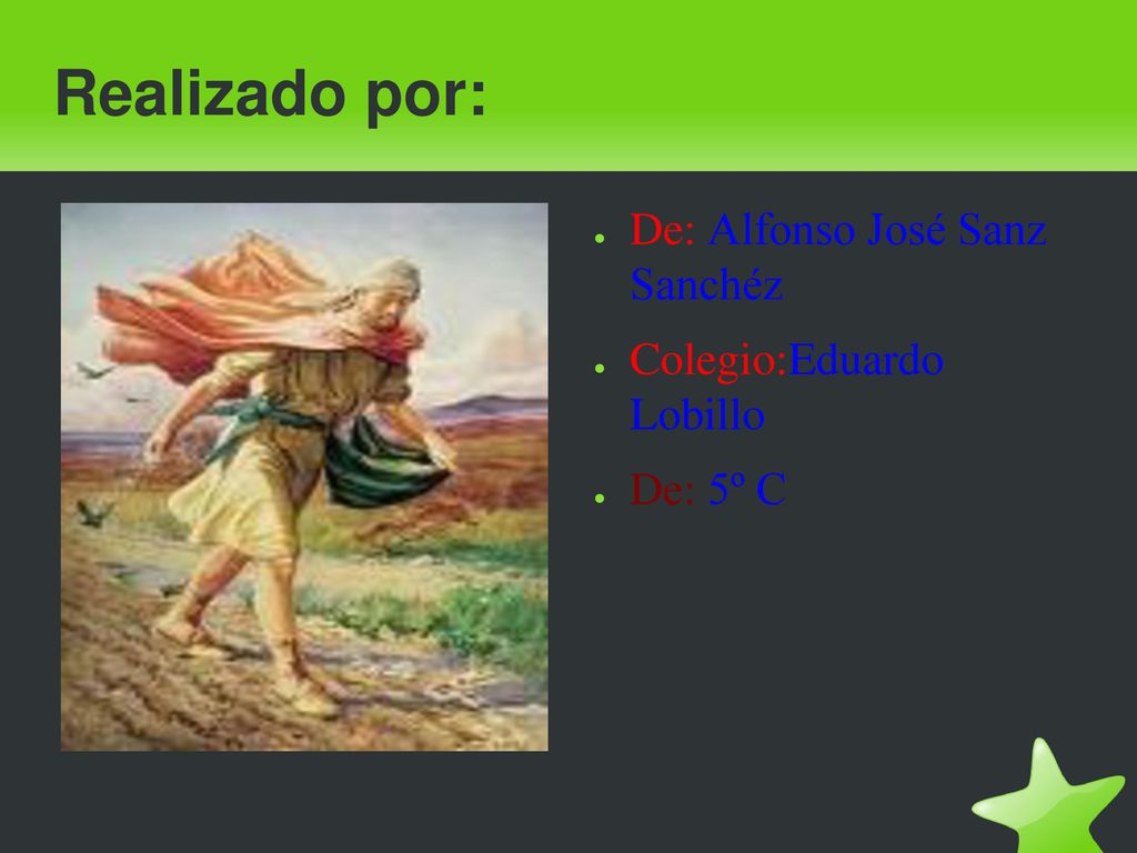 Realizado por: De: Alfonso José Sanz Sanchéz Colegio:Eduardo Lobillo