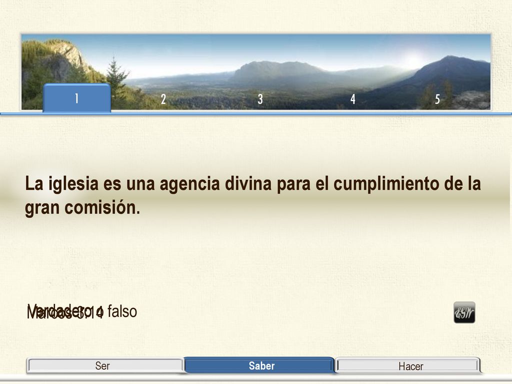 La iglesia es una agencia divina para el cumplimiento de la gran comisión. Marcos 3:14.