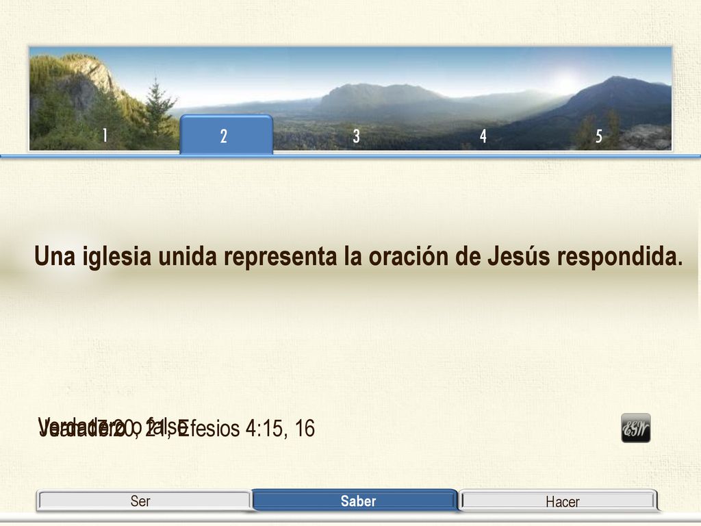 Una iglesia unida representa la oración de Jesús respondida.