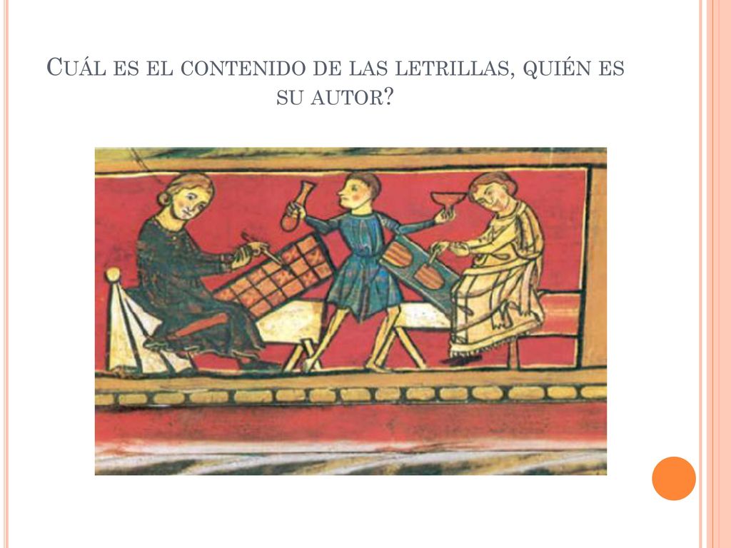 Cuál es el contenido de las letrillas, quién es su autor