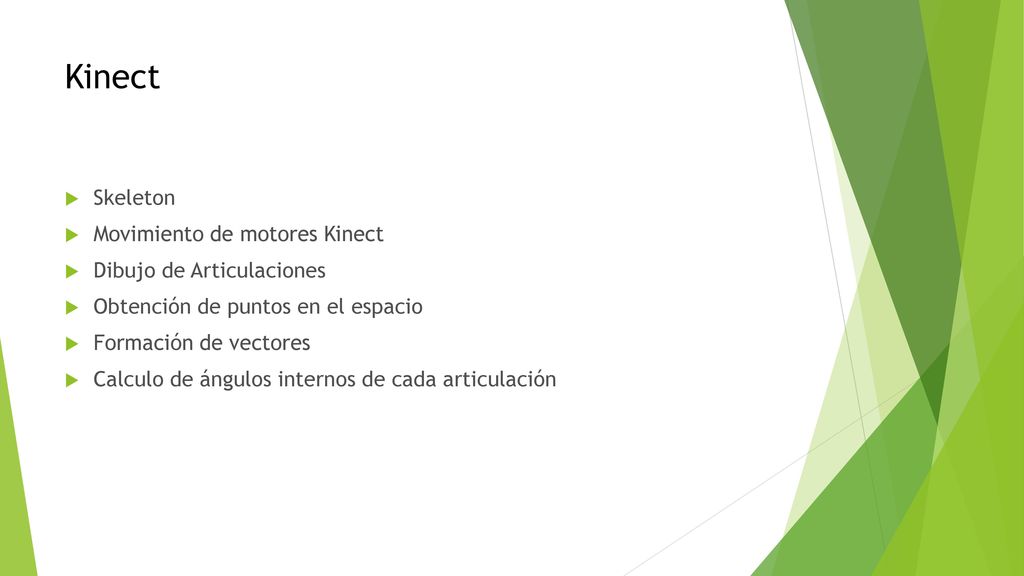 Kinect Skeleton Movimiento de motores Kinect Dibujo de Articulaciones