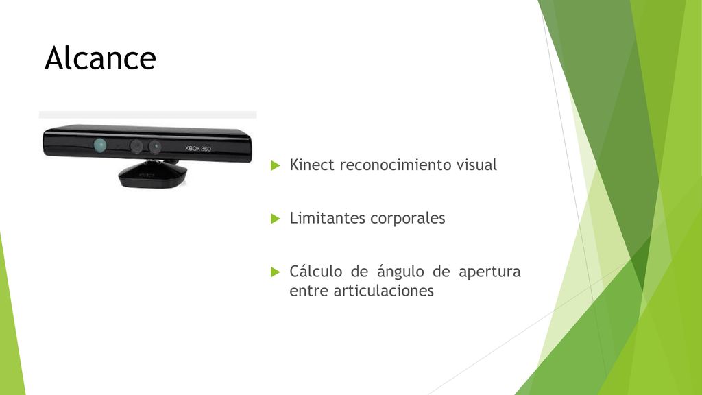 Alcance Kinect reconocimiento visual Limitantes corporales