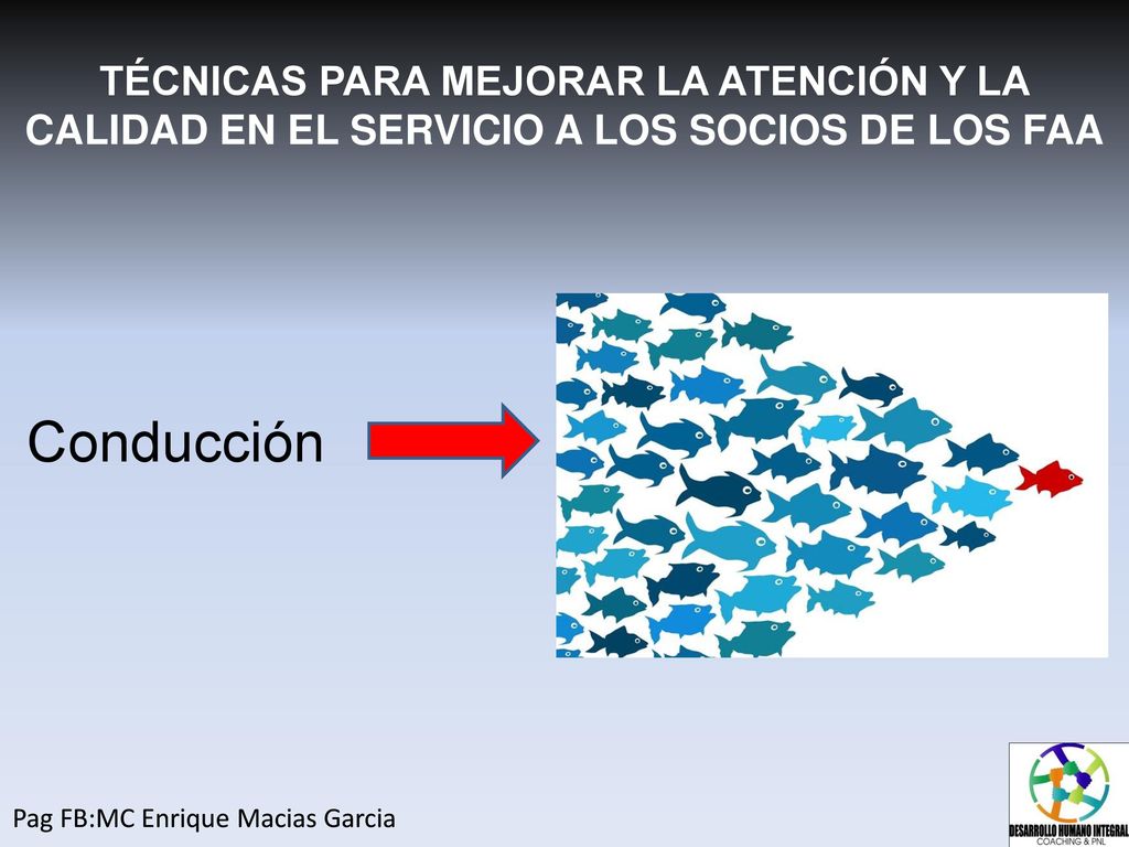 TÉCNICAS PARA MEJORAR LA ATENCIÓN Y LA CALIDAD EN EL SERVICIO A LOS SOCIOS DE LOS FAA
