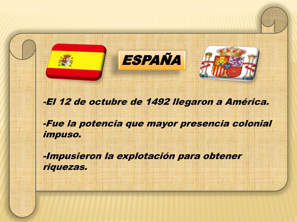 ESPAÑA -El 12 de octubre de 1492 llegaron a América.