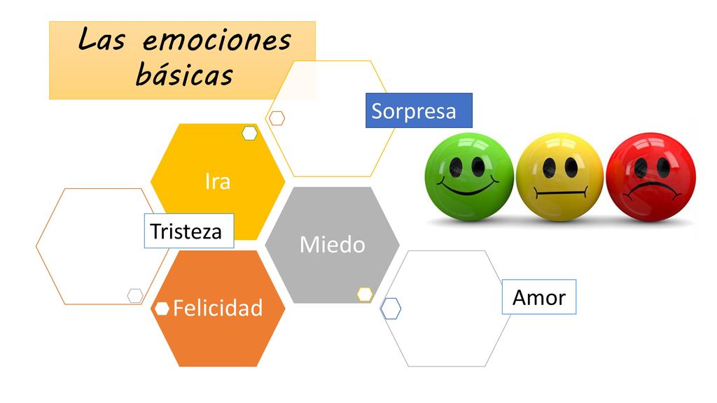 Las emociones básicas Felicidad Miedo Ira Sorpresa Tristeza Amor