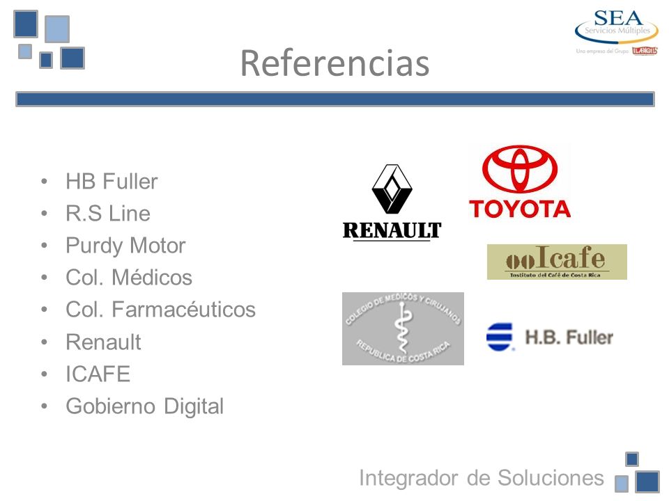 Referencias HB Fuller R.S Line Purdy Motor Col. Médicos