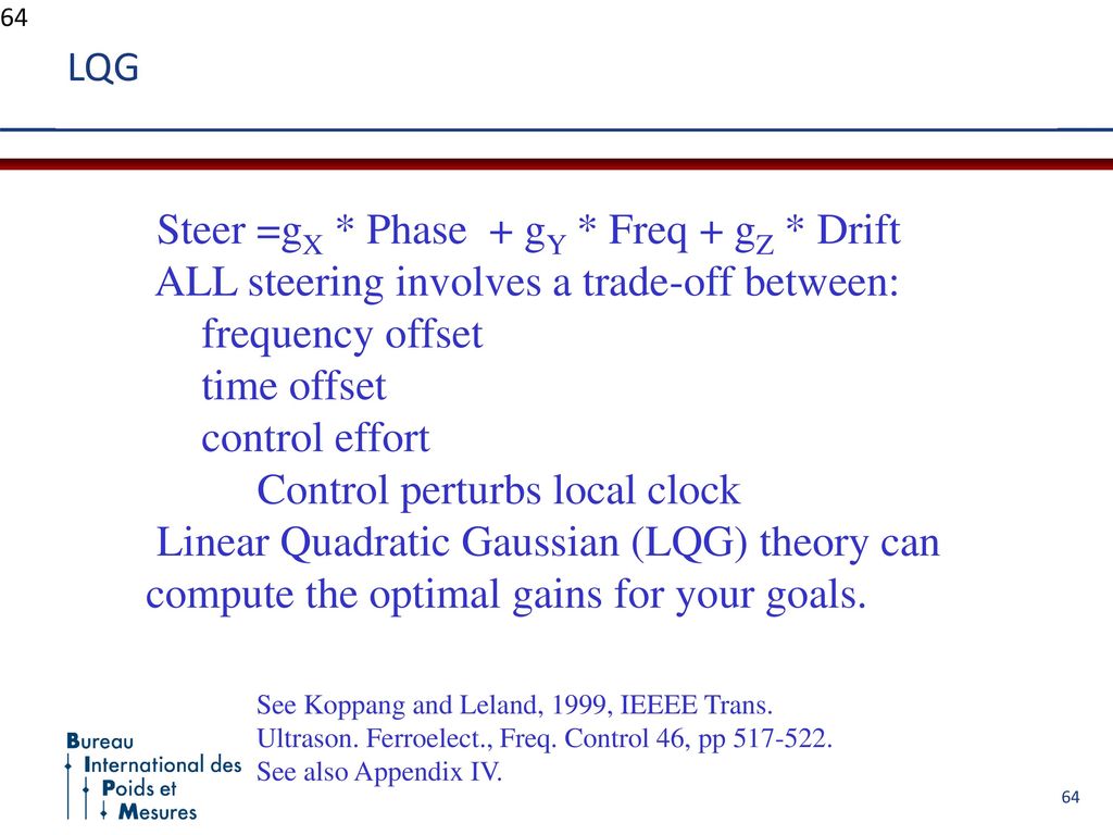 Steer =gX * Phase + gY * Freq + gZ * Drift