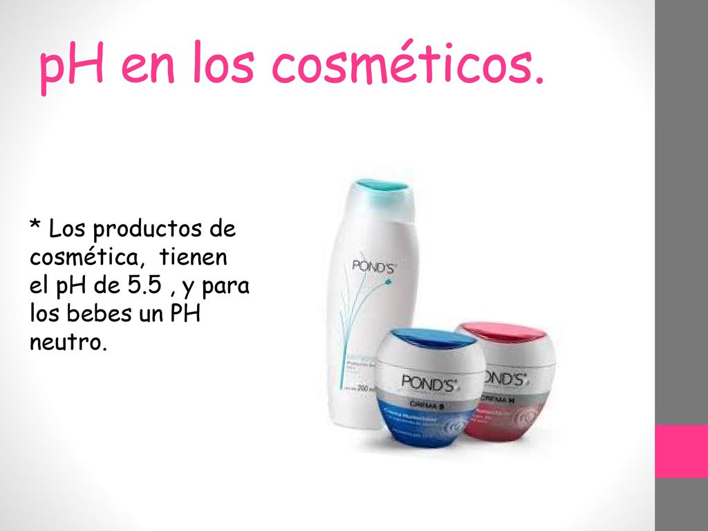 pH En Los Cosméticos! Integrantes: Camila Gallego. Juliana Arrieta. - ppt  descargar