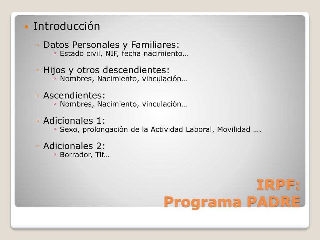 Impuesto sobre la renta de las personas fisicas ppt descargar