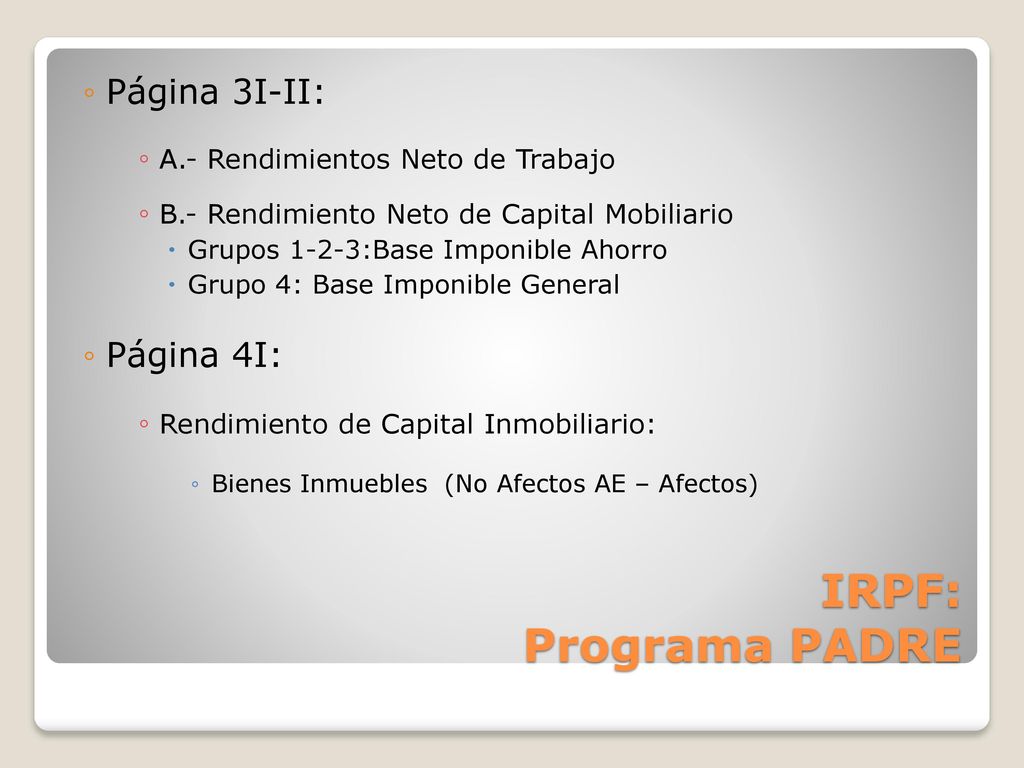 Impuesto sobre la renta de las personas fisicas ppt descargar