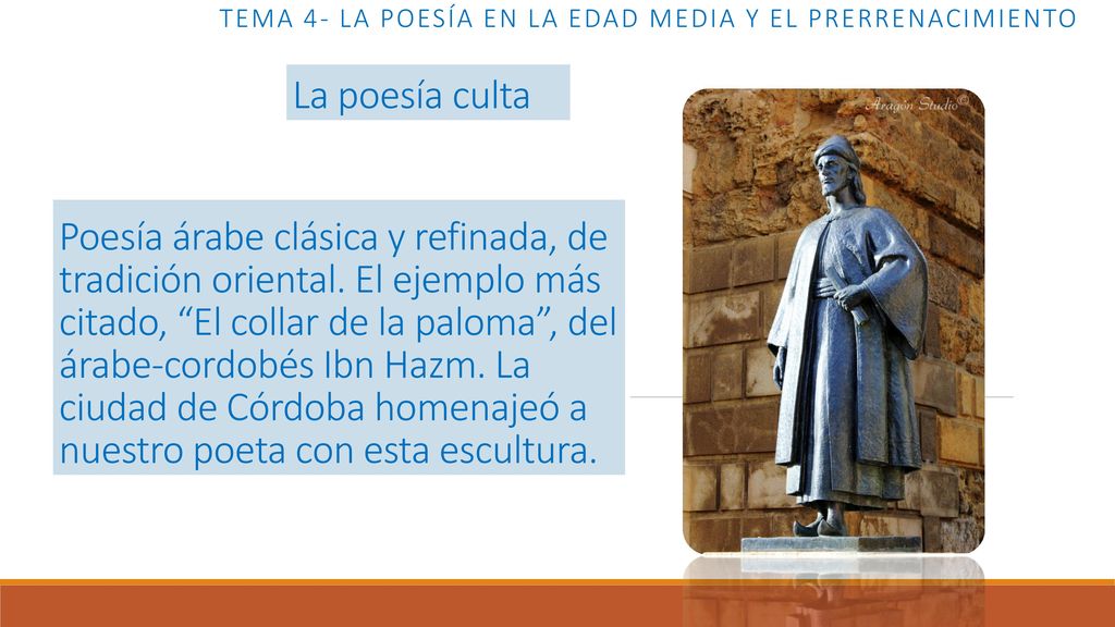 Tema 4- LA POESÍA EN LA EDAD MEDIA Y EL PRERRENACIMIENTO