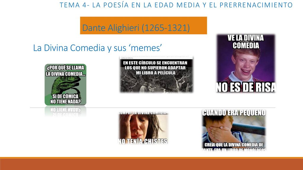 Tema 4- LA POESÍA EN LA EDAD MEDIA Y EL PRERRENACIMIENTO