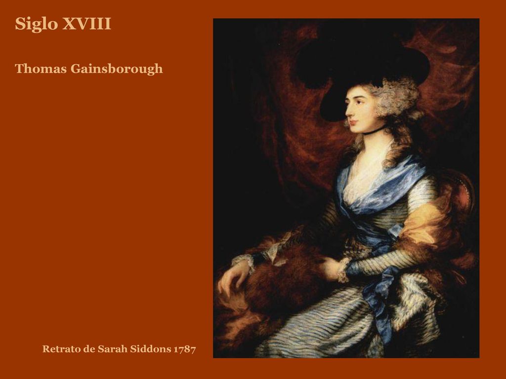 Siglo XVIII Thomas Gainsborough Retrato de Sarah Siddons 1787