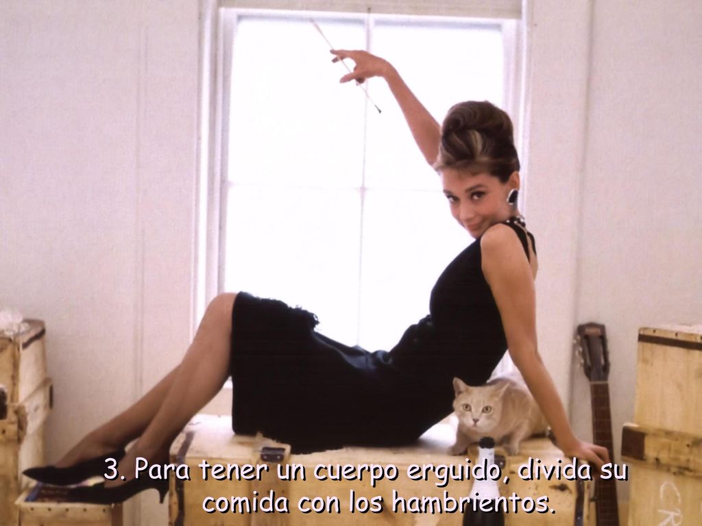 3. Para tener un cuerpo erguido, divida su comida con los hambrientos.