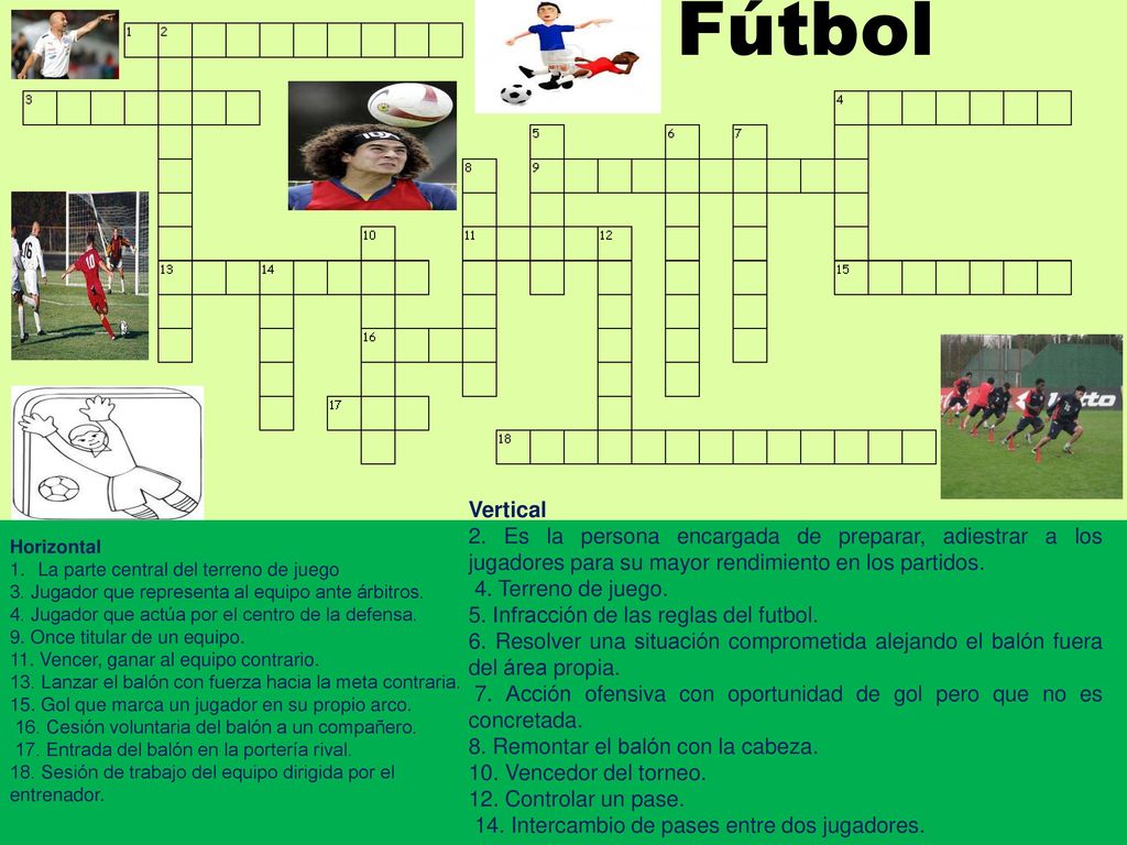 Fútbol Vertical. 2. Es la persona encargada de preparar, adiestrar a los jugadores para su mayor rendimiento en los partidos.