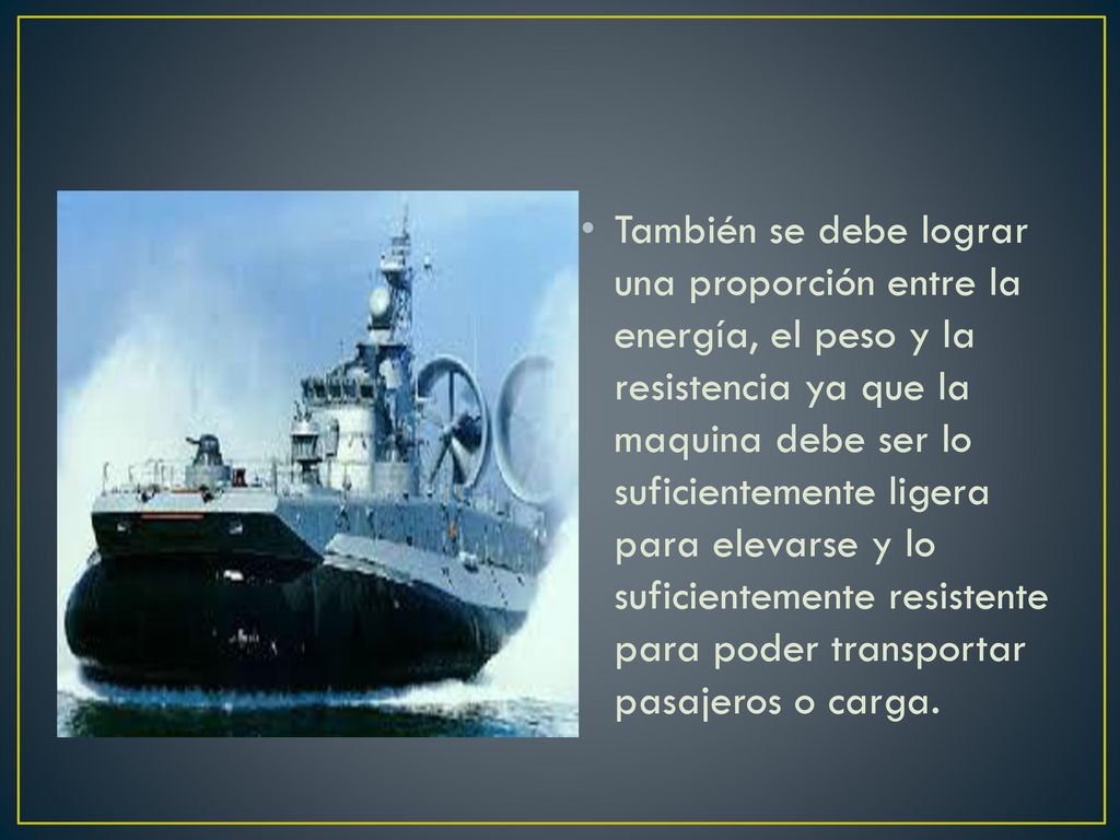 También se debe lograr una proporción entre la energía, el peso y la resistencia ya que la maquina debe ser lo suficientemente ligera para elevarse y lo suficientemente resistente para poder transportar pasajeros o carga.