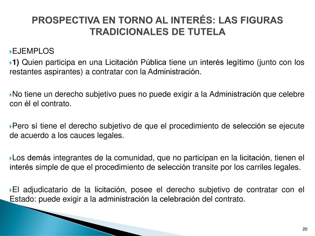 PROSPECTIVA EN TORNO AL INTERÉS: LAS FIGURAS TRADICIONALES DE TUTELA