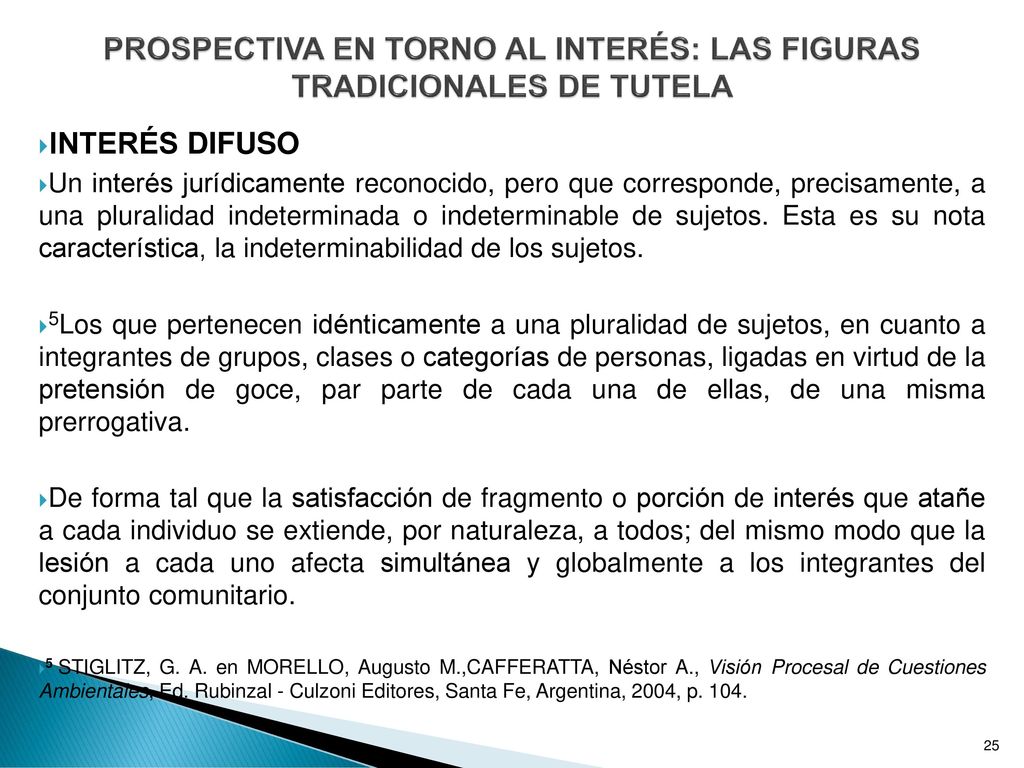 PROSPECTIVA EN TORNO AL INTERÉS: LAS FIGURAS TRADICIONALES DE TUTELA