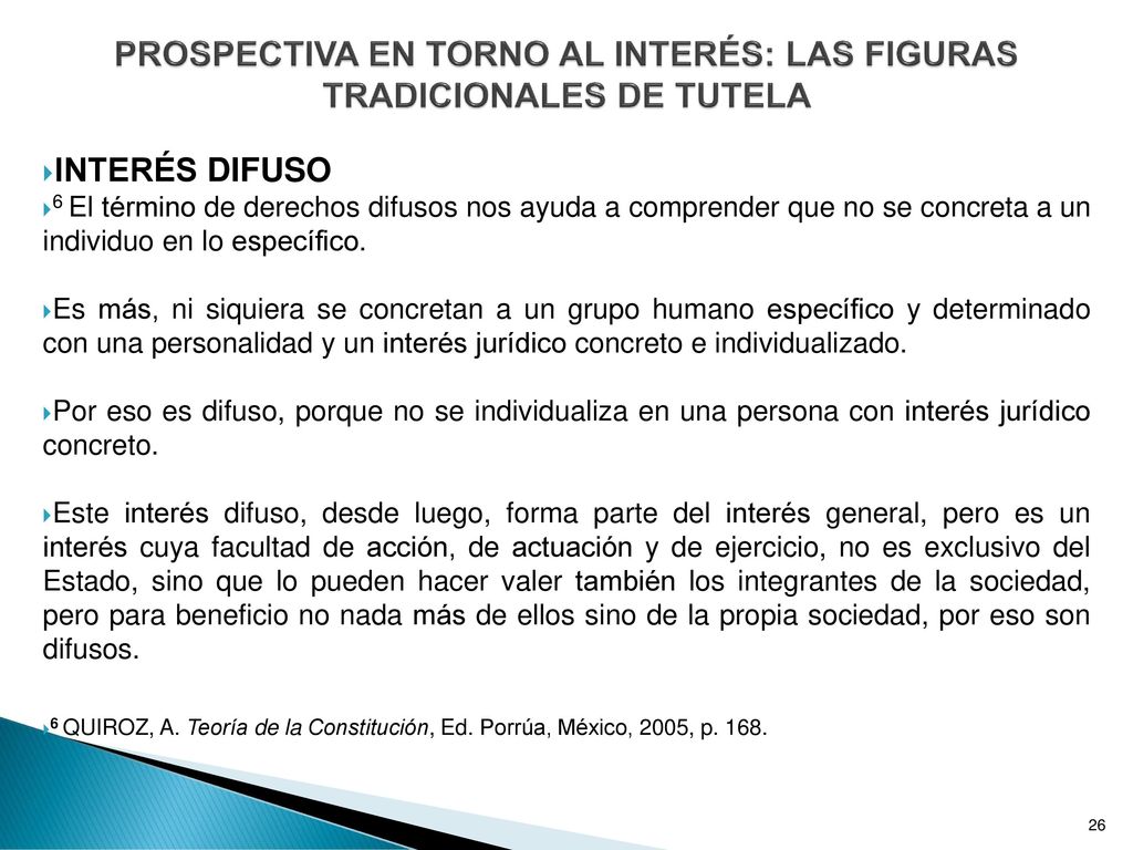 PROSPECTIVA EN TORNO AL INTERÉS: LAS FIGURAS TRADICIONALES DE TUTELA