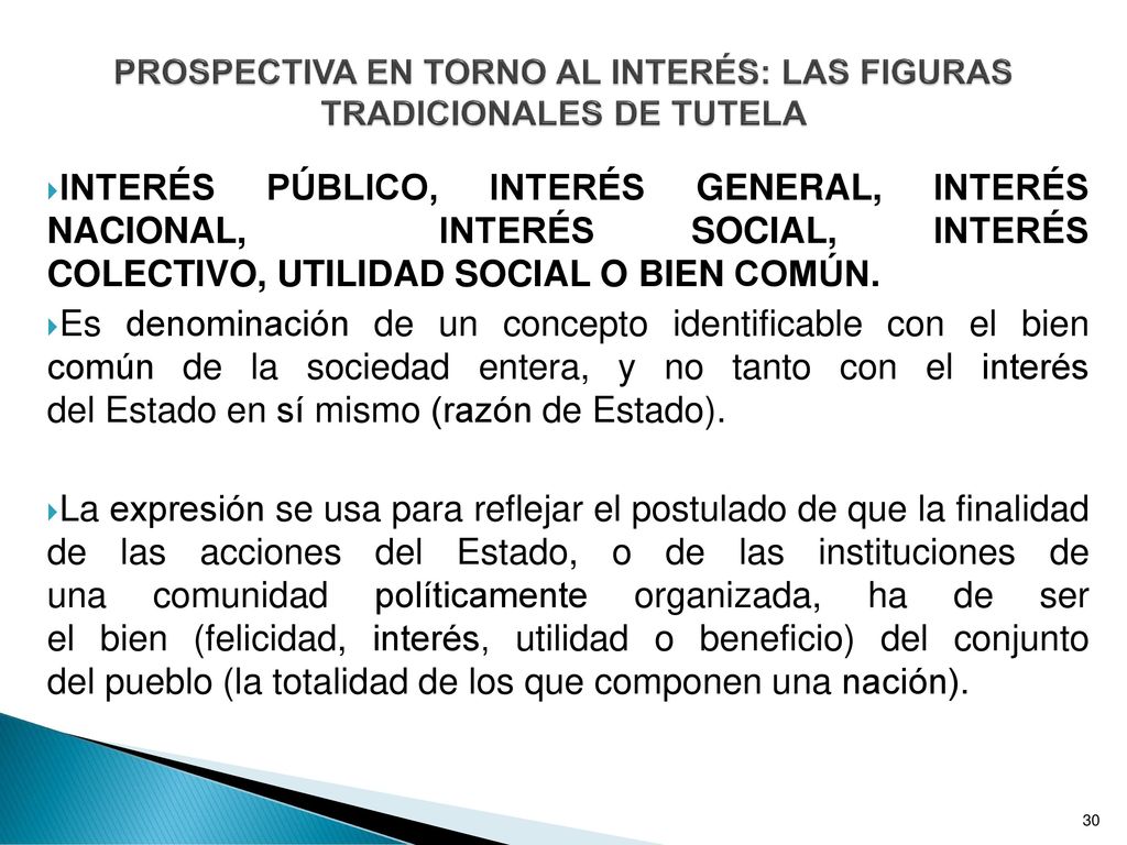 PROSPECTIVA EN TORNO AL INTERÉS: LAS FIGURAS TRADICIONALES DE TUTELA