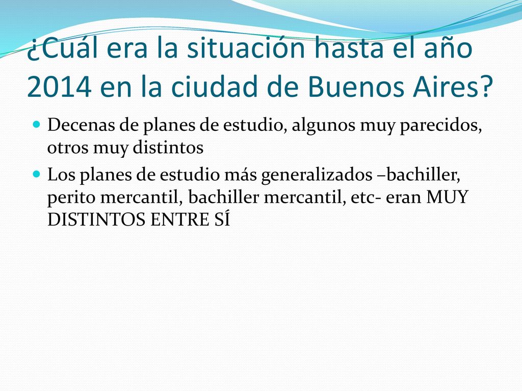 ¿Cuál era la situación hasta el año 2014 en la ciudad de Buenos Aires
